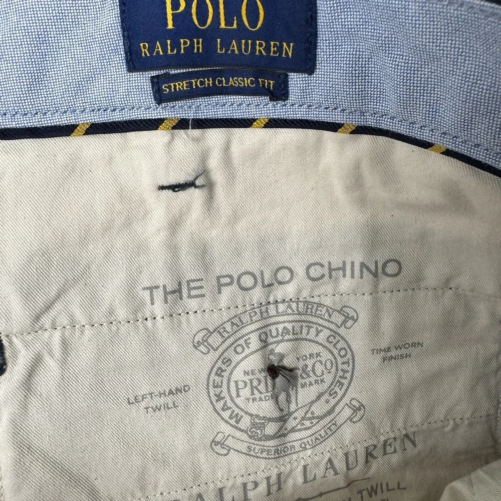 Polo Ralph Lauren Stretch Classic Fit Blue Chino Shorts Mens 50B NWT